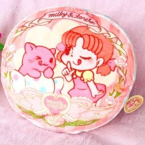 Brand New 🌸 Toreba x Peko-Chan Round Throw Cushion